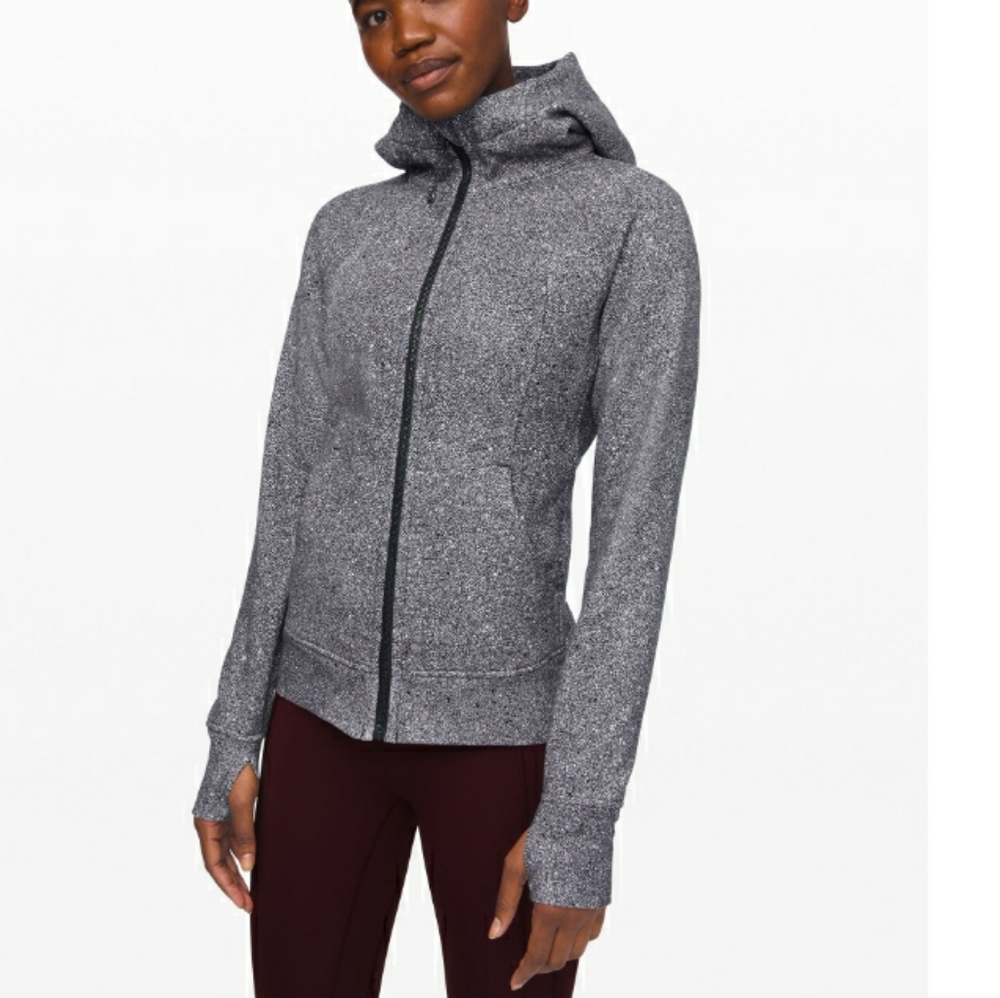 Scuba hoodie zip up